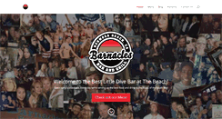 Desktop Screenshot of barnaclesbarandgrill.com