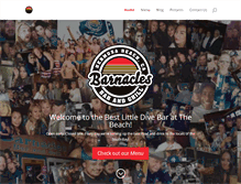 Tablet Screenshot of barnaclesbarandgrill.com
